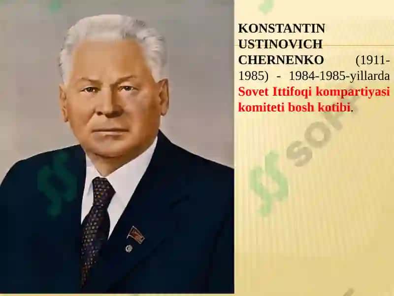 O`ZBEKISTON 1946–1985-YILLARDA 6