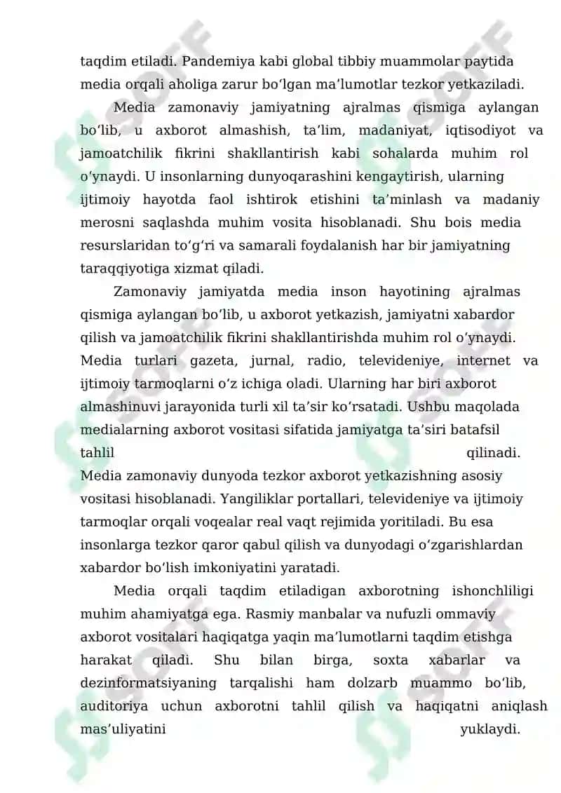 Medialarning ijtimoiy mazmuni 6
