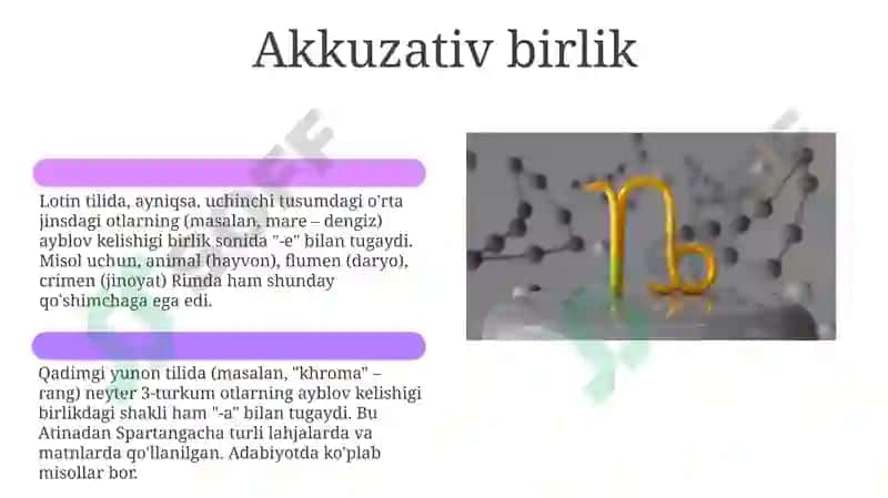 Genitiv, Dativ va Ablativ kasuslari 6