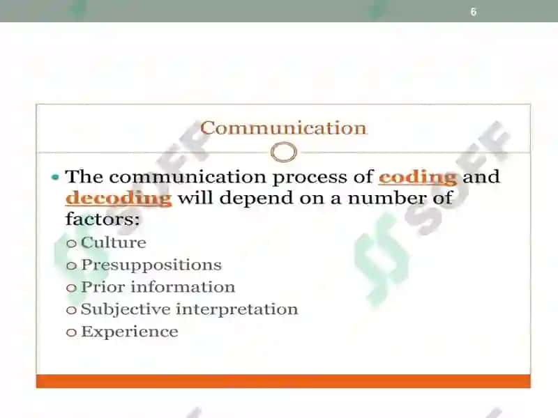 Introduction to Human Communication 6