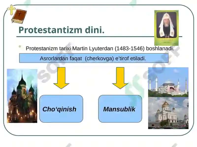 Xristian dini tarixi va asosiy gʻoyalari 6