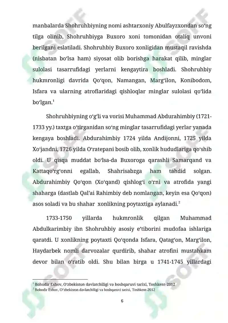 Qo'qon xonligi tarixi 6