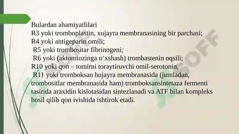 Trombotsitlar 6