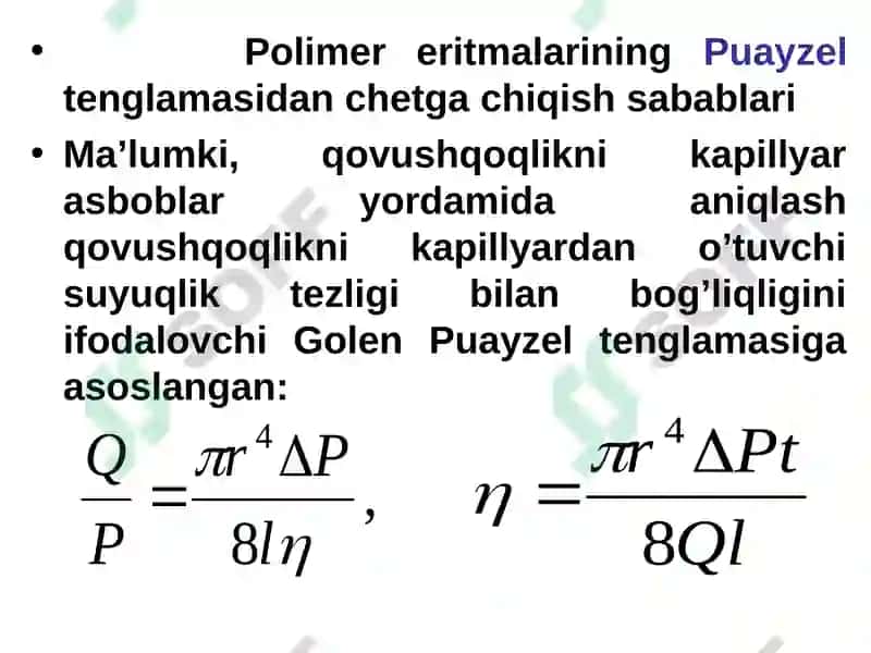Polimer eritmalari 6