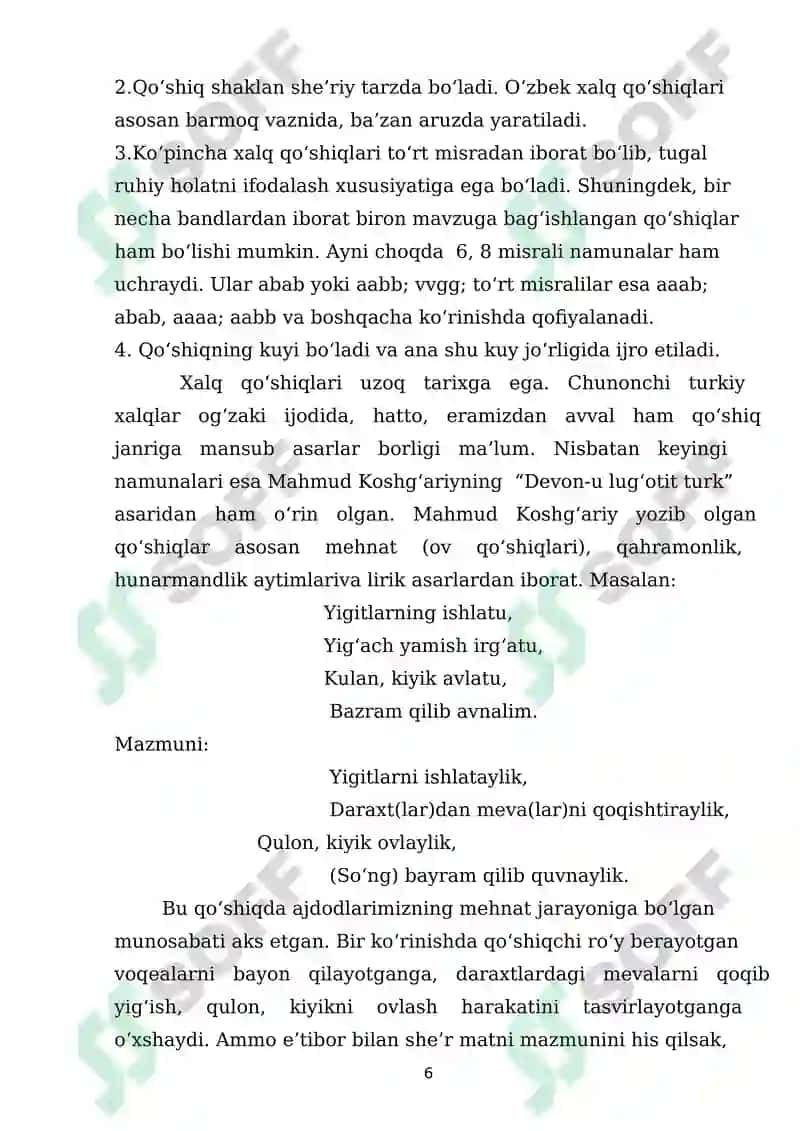Hunarmandlik aytimlari 6