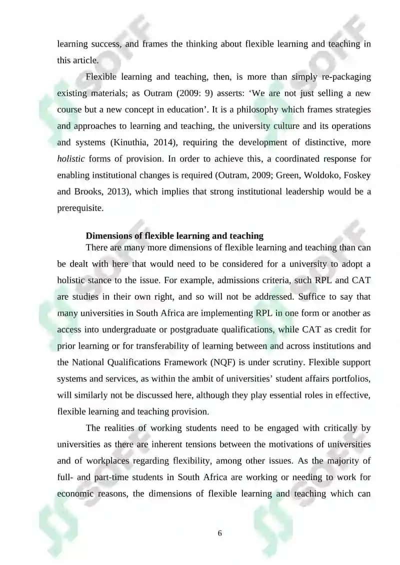 Lifelong Learning and Flexible Provision 6