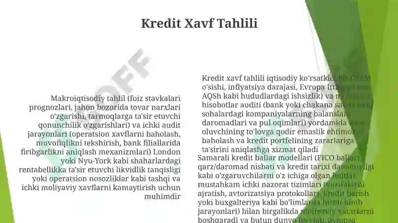 Tashqi va ichki moliyaviy risklarni boshqarishda iqtisodiy tahlil va auditning o'rni 6