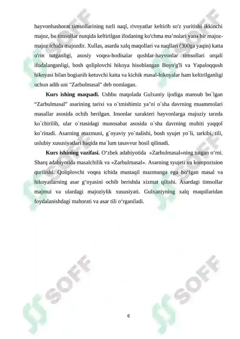 “Zarbulmasal” masallar tahlili 6