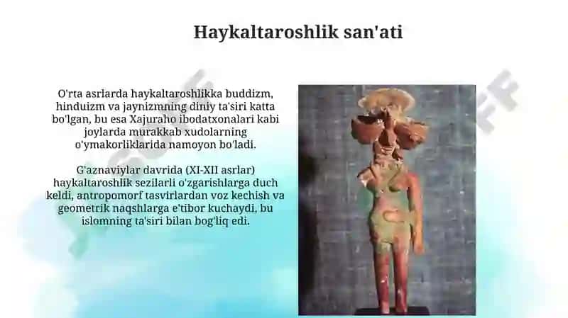 O'rta asr Hindiston va Pokiston san'ati 6