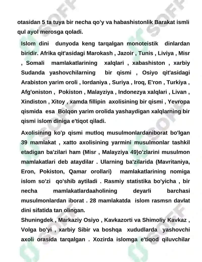 Islom dinini tarqalishi 6