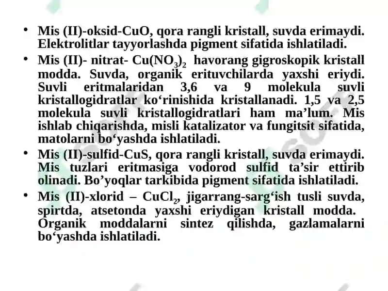 Davriysistemning b-Guruhi elementlari 7