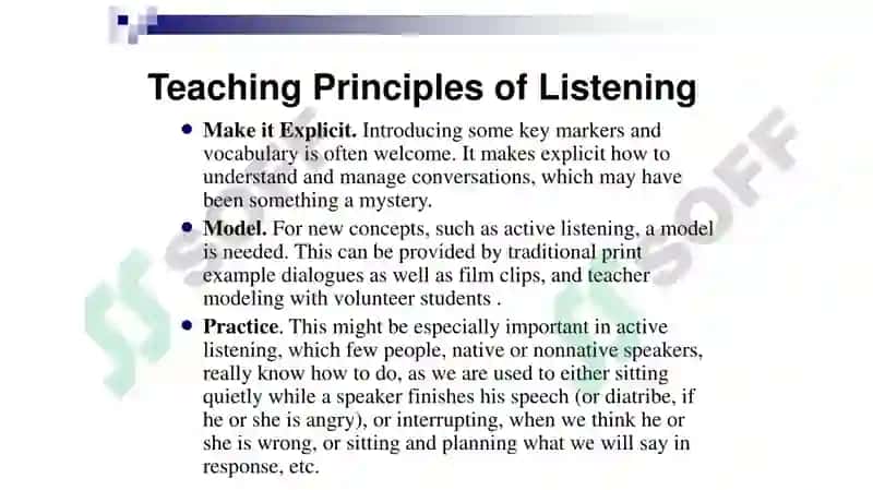 Methodology for developing listening comprehension skills 7