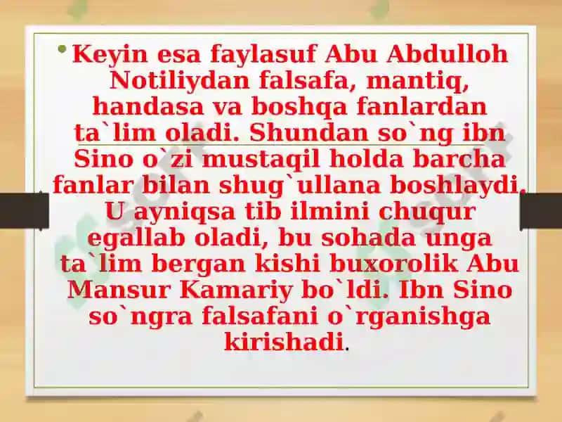 Abu Ali ibn Sino 7