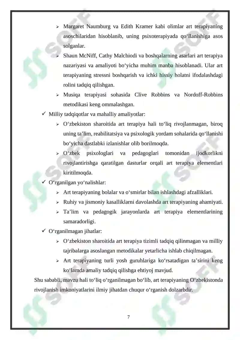Art terapiya va uning turlari 7