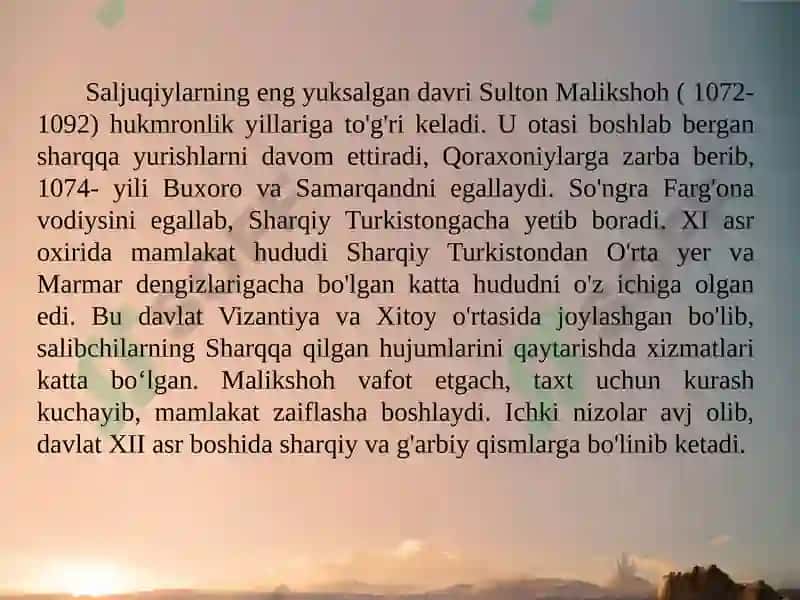 XI-XV asrlarda Turkiya va Eron 7