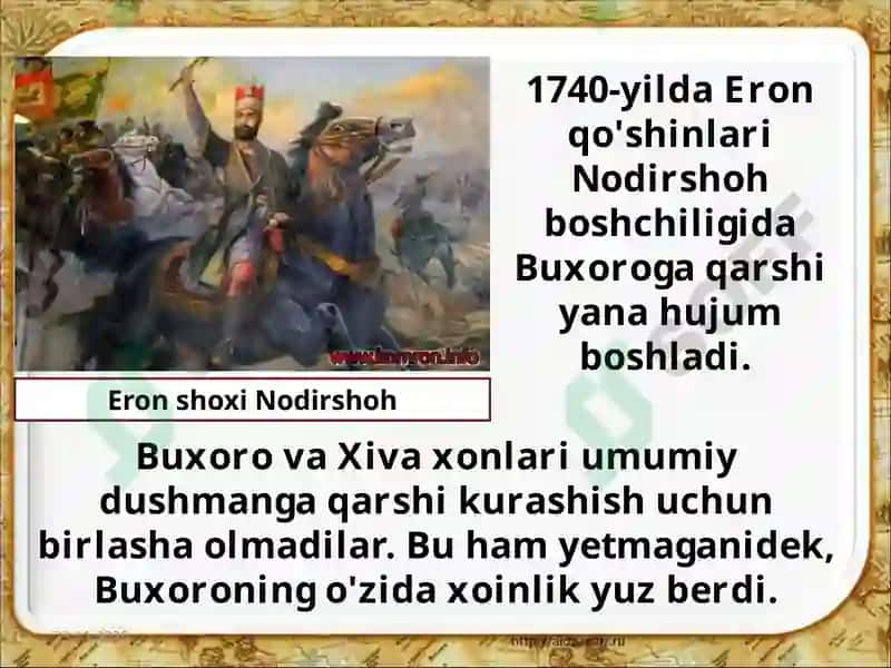 Mang’itlar sulolasi hukmronligi 7