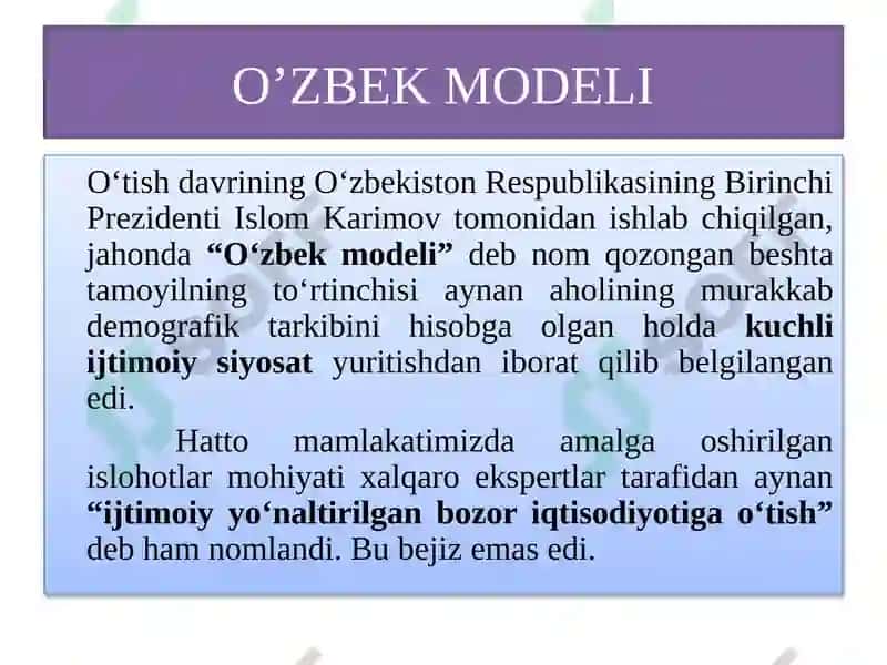 O‘ZBEKISTONNING YANGI TARIXI 7