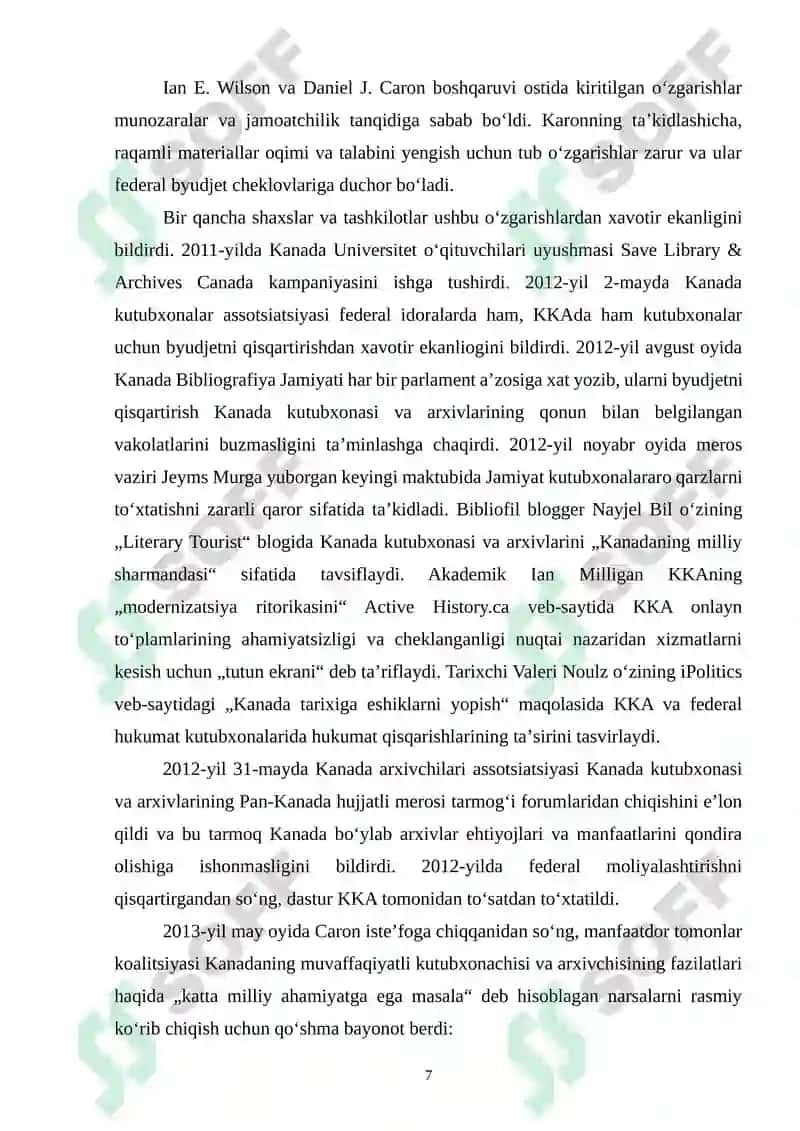 Kanada arxivi 7
