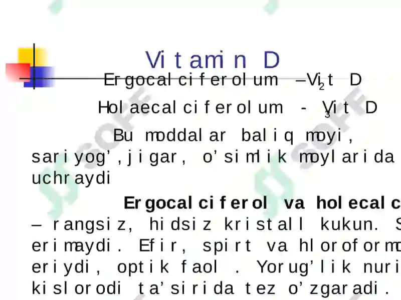 Suvda eruvchi vitaminlar 7