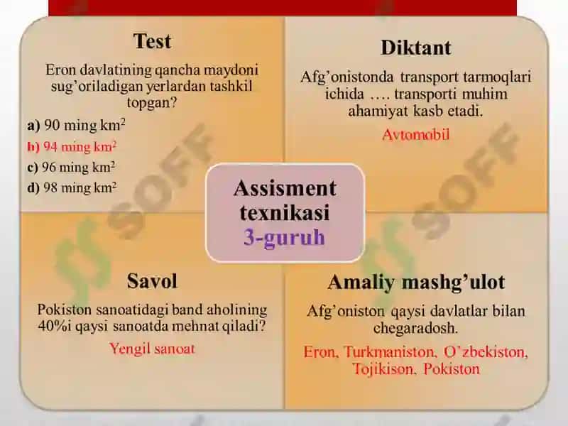 Assisment texnikasi 7