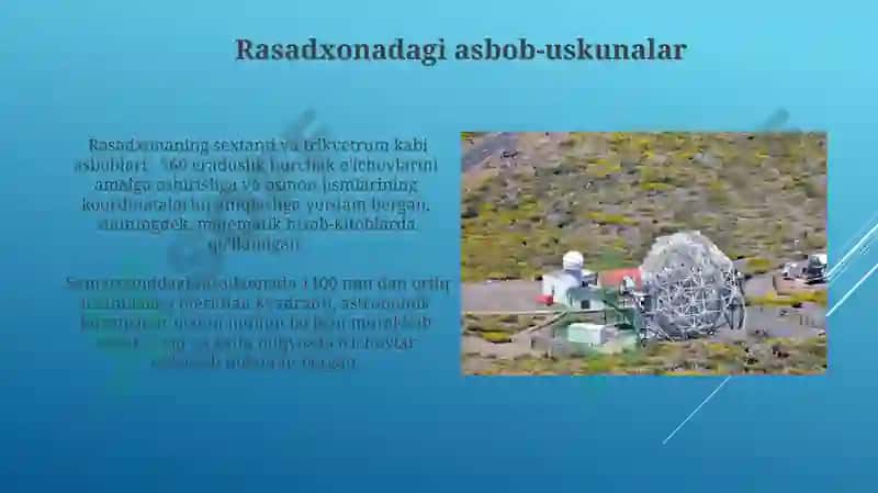 Ulugh Beg Rasadxonasi 7