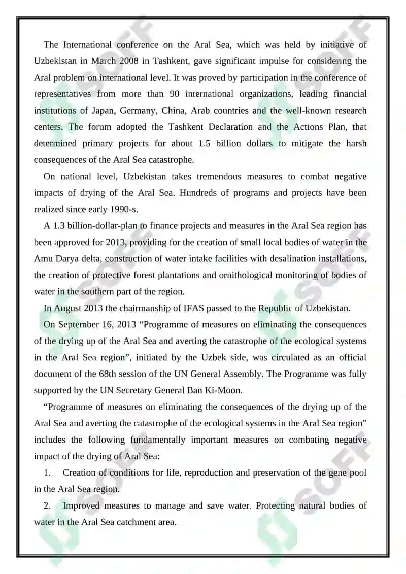 ECOLOGICAL PROBLEMS OF UZBEKISTAN 7