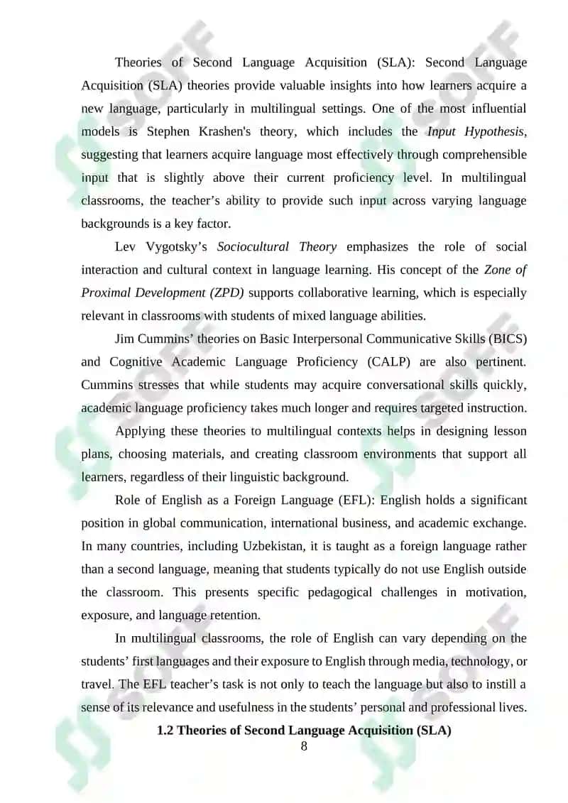 Challenges in Teaching English as a Foreign Language in Multilingual Classrooms 7