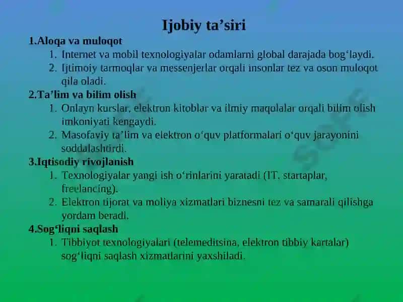 Ijtimoiy sohadagi innovatsiyalar 7