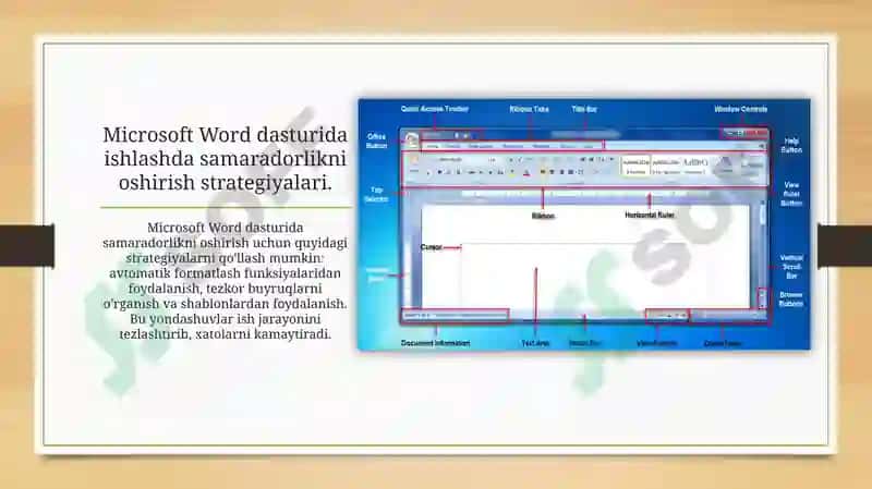 Microsoft Word dasturi 7