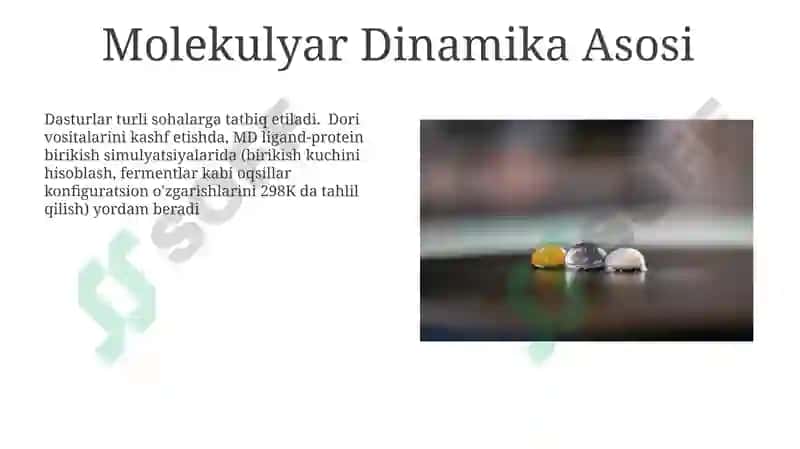 Molekulyar Dinamika Asoslari 8