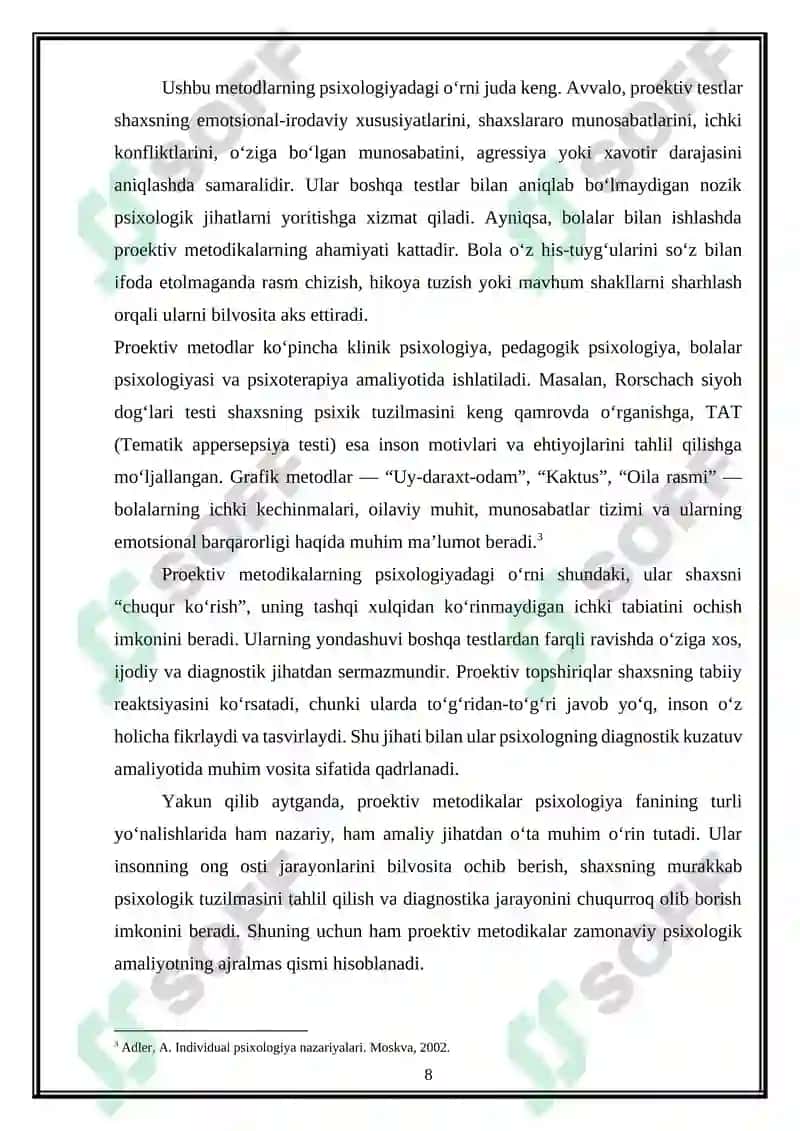 Proektiv metodikalar 8