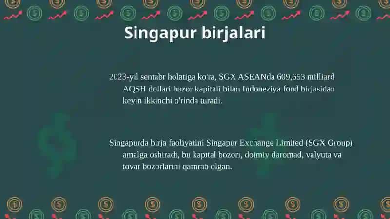 Singapur birja faoliyati tizimi 8