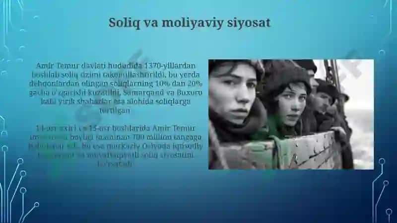 Amir Temur davlatining boshqaruvi 8