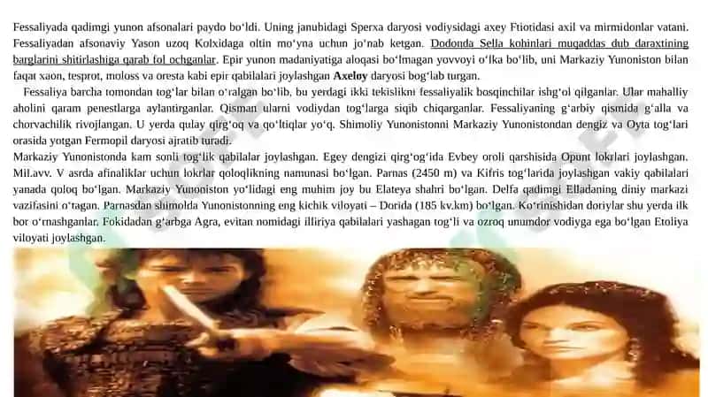 Qadimgi Yunoniston Tarixi 8