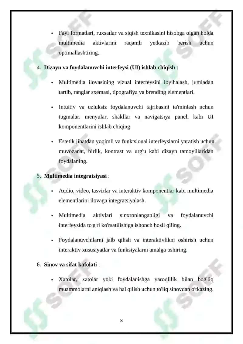 ZAMONAVIY MULTIMEDIA ILOVALARI 8