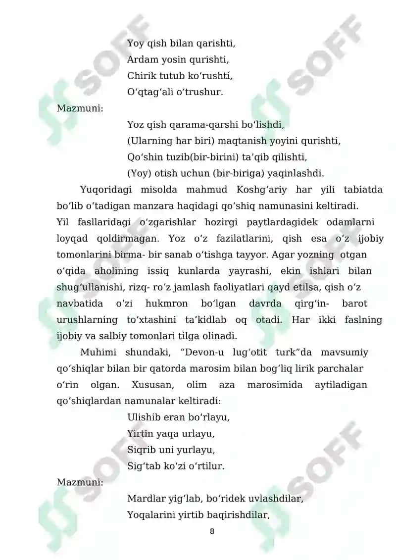 Hunarmandlik aytimlari 8