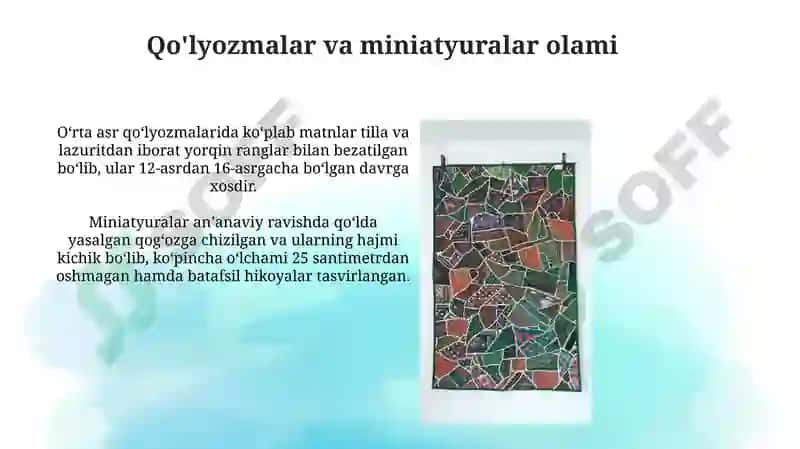 O'rta asr Hindiston va Pokiston san'ati 8