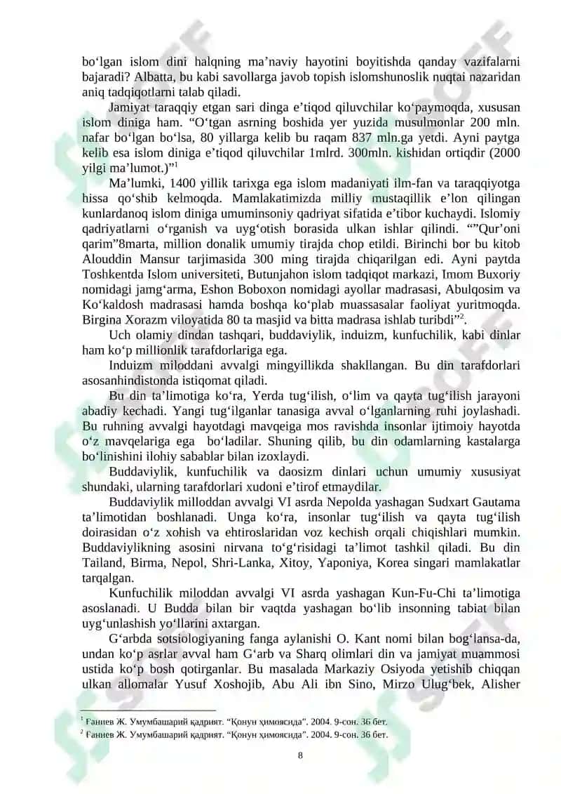 ISPANIYADA DIN MADANIYAT 8