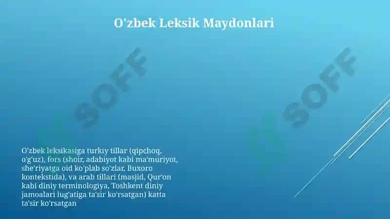 O'zbek leksikologiyasi 8