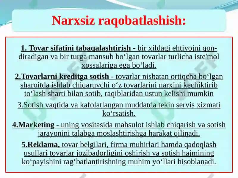 Raqobat va Monopoliya 8