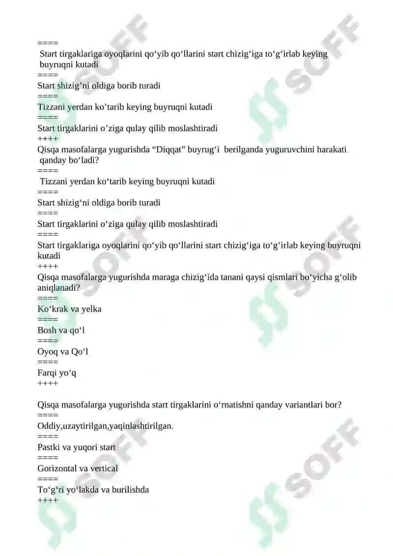 Yengil atletika va uni oʻqitish metodikasi 8