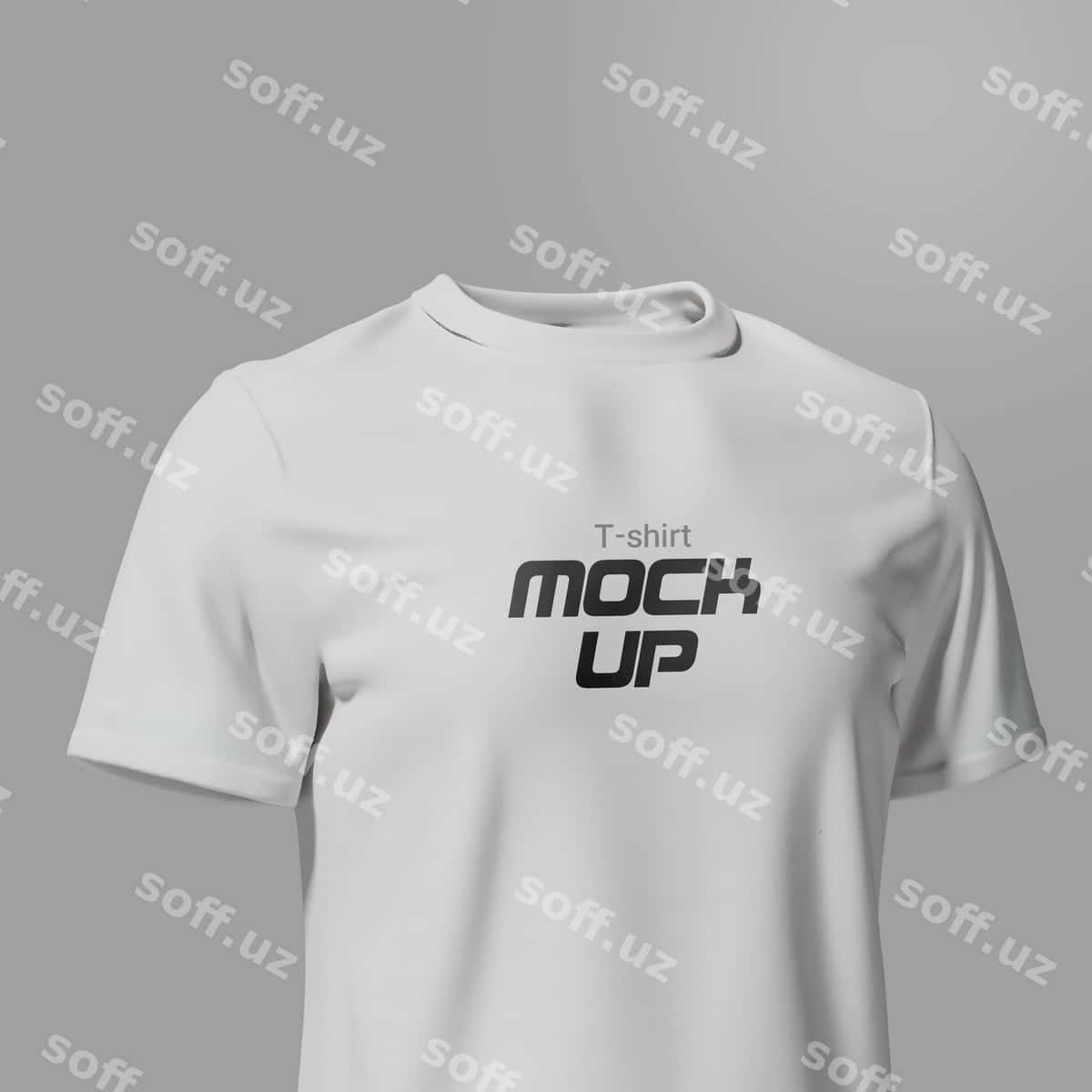 Akllı obyekt futbolka namunasi | Smart object tshirt mockup 1
