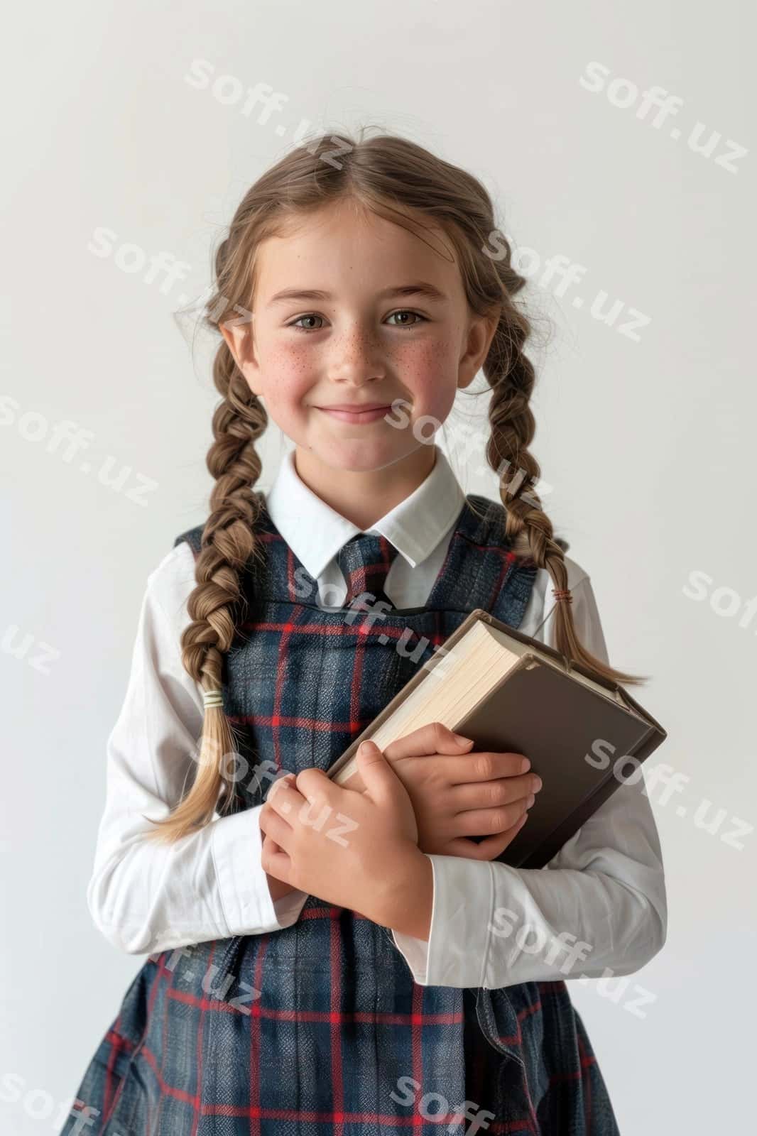 Gulchi qiz kitobni tutayotgan | Smiling girl holding book 1