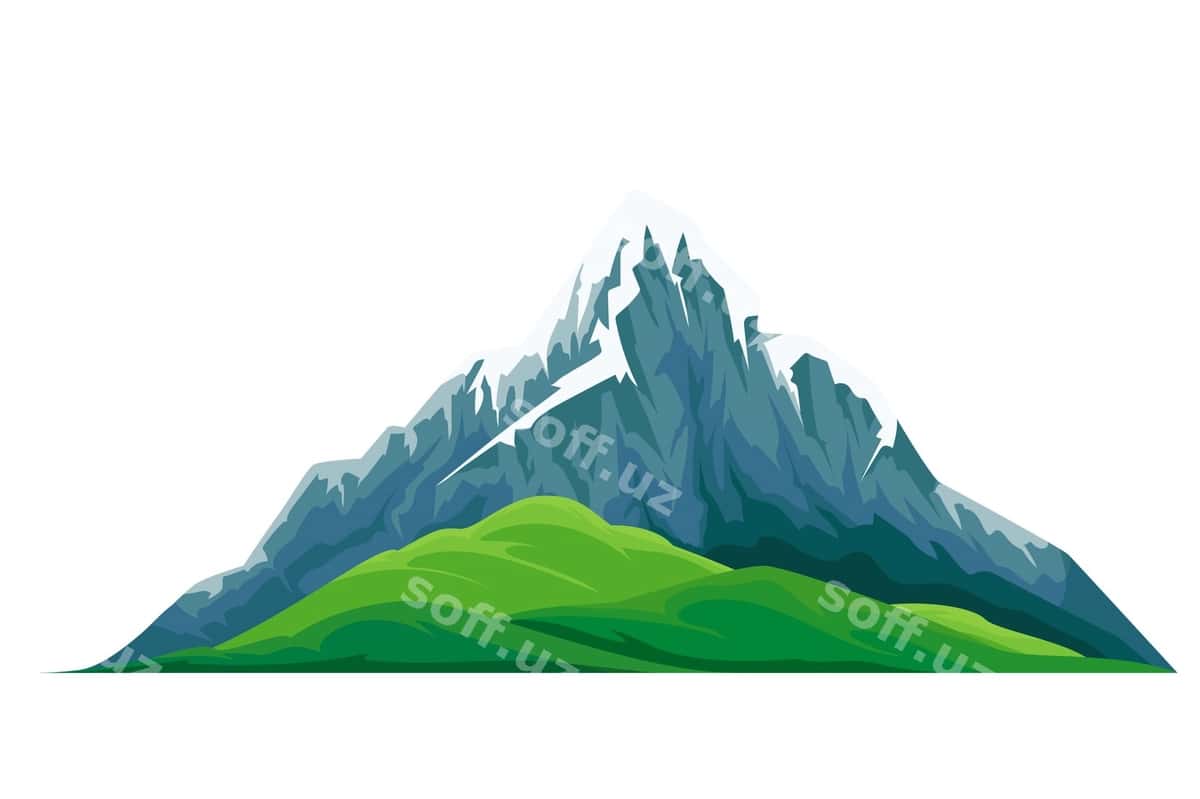 Qor bagichgan to'pka vodi | Snow capped mountain peak valley 1