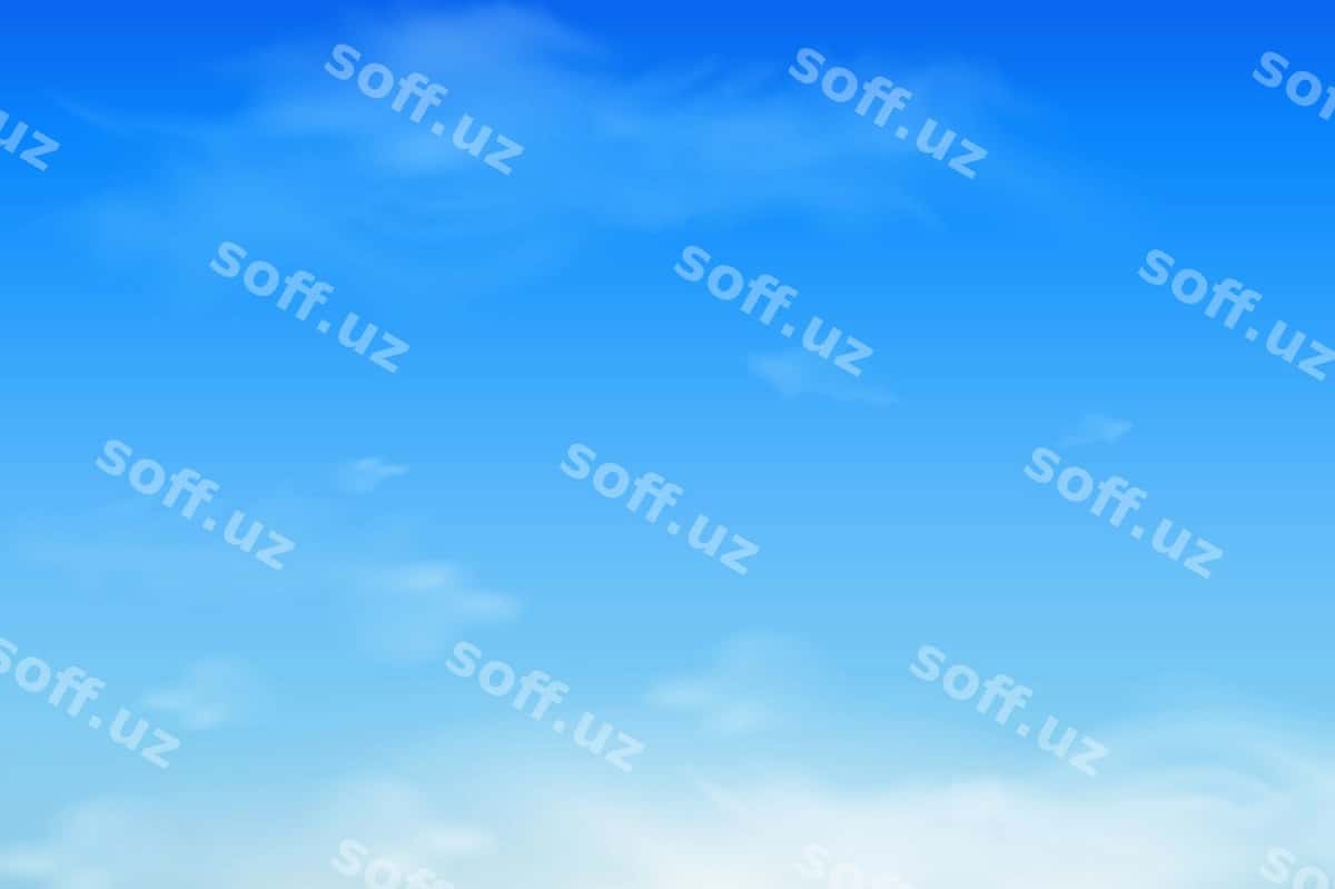 Yumshoq ko'k osmon qulluq bulutlar | Soft blue sky fluffy clouds 1