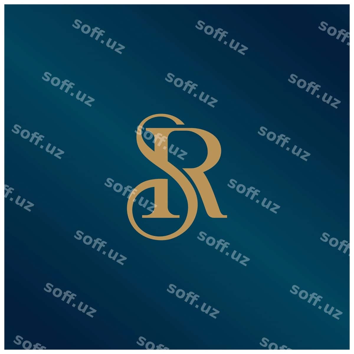 Sr logotip dizayni vektor illustratsiyasi | Sr logo design vector illustration 1