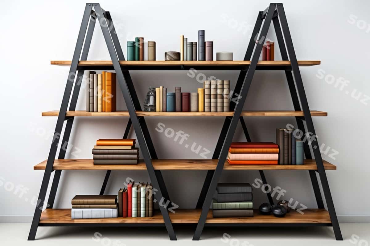 Temir kitob raftasi | Steel bookshelf 1