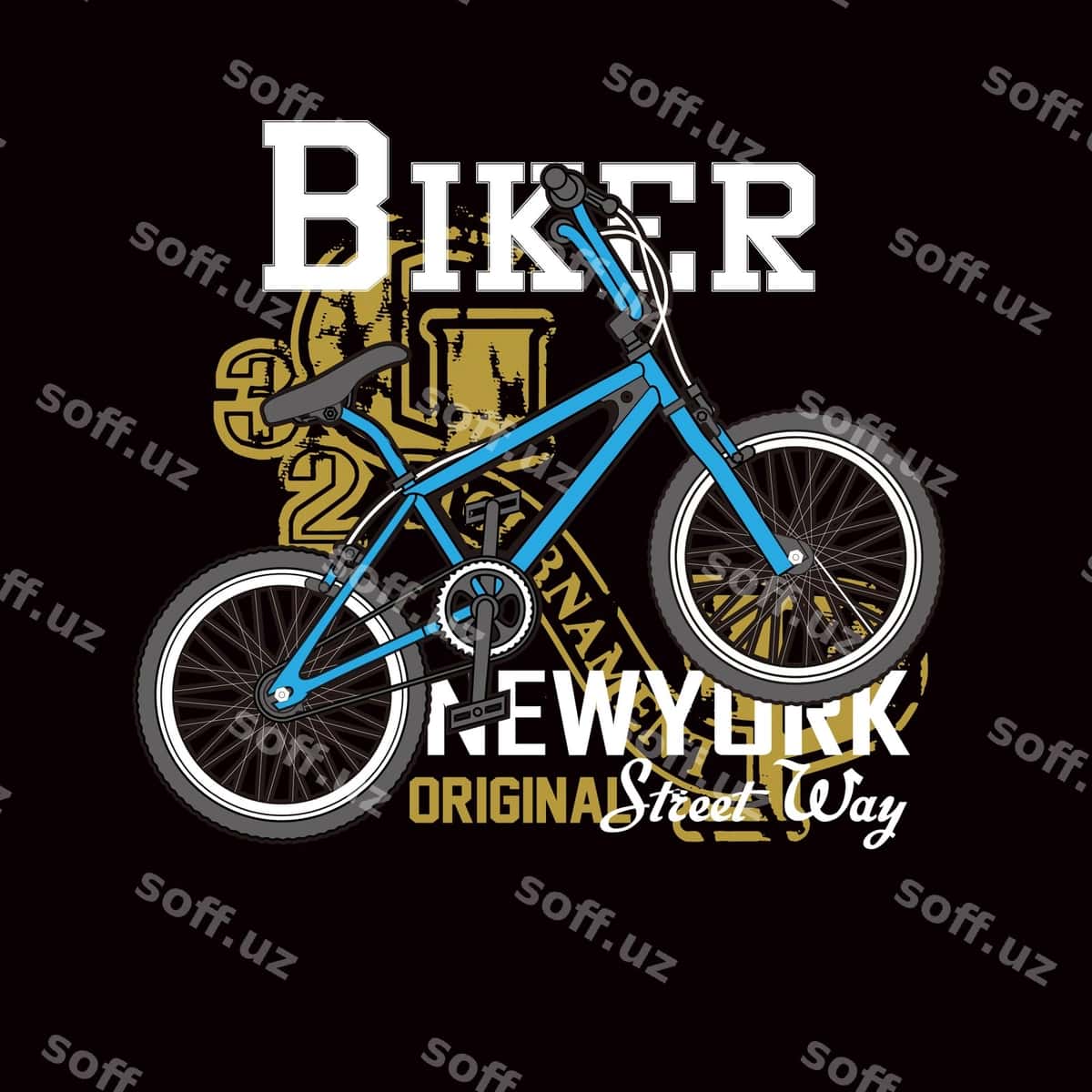 Ko'cha bikerm tipografiyasi | Street biker typography 1