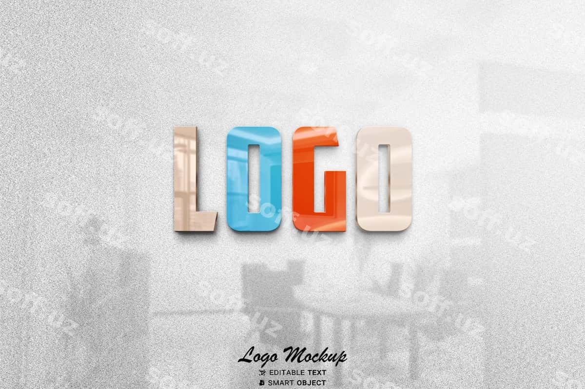 Stilli logo namuna | Stylish logo mockup 1