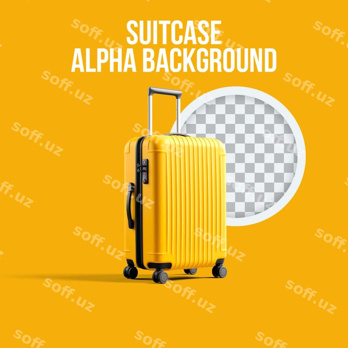 Sariq chizim | Suitcase yellow 1